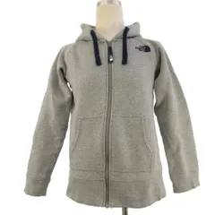 ザノースフェイス THE NORTH FACE Rearview Hoodie リアビュー フーディ パーカー ジップアップ 裏起毛 ロゴ刺繍 NTW11530 灰色 グレー M