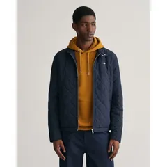 ガント メンズ アウター ジャケット・ブルゾン キルティング Gant QUILTED WINDCHEATER EVENING BLUE S Navy 433 ネイビーのサムネイル