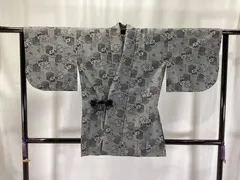 道中着/未使用品/合繊/グレー/美品/仕立上がり/11650のサムネイル