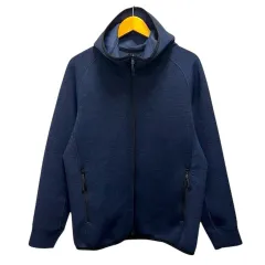 ユニクロ UNIQLO ジャンパー ブルゾン パーカー 無地 長袖 L 紺 ネイビー