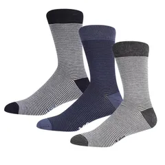 リー メンズ アンダーウェア 靴下 Lee Carry Crew Sock NavyBlueGrey グレーのサムネイル