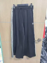 アディダス 3本線 ワイド トラック パンツ ブラック L