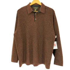 エルメネジルドゼニア Ermenegildo Zegna イタリア製 ナイロン ウール パイル 長袖 ポロシャツ メンズ import：XL のサムネイル