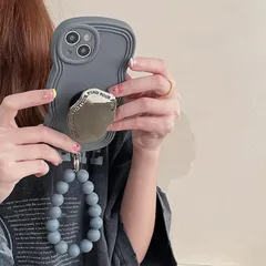 iPhoneケース スマホカバー 3点セット かわいい おしゃれ 人気 便利 プチプラ ホルダー 持ち手 モダン グレー カジュアル おもしろ雑貨 雑貨 女子 女の子