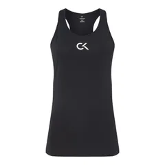 カルバンクライン レディース トップス タンクトップ ロゴ Calvin Klein Performance Logo Tank Top Black ブラックのサムネイル