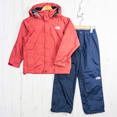 📦️Kid's 130 ピンク系 The North Face ( ザ・ノースフェイス ) ハイベント レインテックス Hyvent Raintex ナイロン ウェア セットアップ レインスーツ レインシェル z00052529  レインスーツ