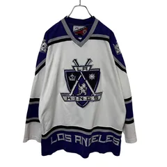 【PRO PLAYER】 NHL Los Angeles Kings Hockey Shirts ロサンゼルスキングス ゲームシャツ S-4717