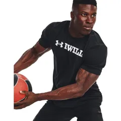 アンダーアーマー メンズ トップス Tシャツ Under Armour Ua I Wll Ss TShirt Mens Black ブラック
