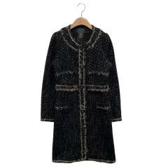 O'2nd オッズセカンド ツイード ロング コート ジャケット