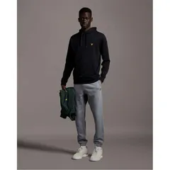 ライルアンドスコット メンズ アウター パーカー・スウェット ロゴ パーカー Lyle and Scott OTH Basic Logo Hoodie Jet Black Z865 ブラックのサムネイル
