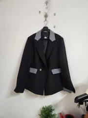 TADY ブラック バイカラー ジャケット