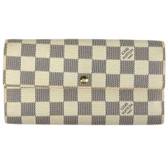 ルイ・ヴィトン Louis Vuitton ポルトフォイユ サラ 長財布 ダミエアズール ホワイト N61735 レディース 【中古】