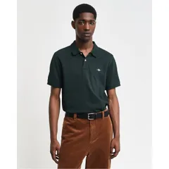 ガント メンズ トップス ポロシャツ Gant Shield Pique Polo Shirt Tartan Green グリーンのサムネイル