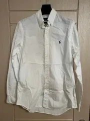 ポロラルフローレン 白 シャツ S