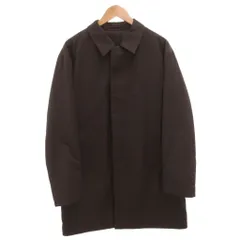 ユニクロ UNIQLO C 25AW パフテックハーフコート ステンカラー ロング L ダークブラウン 311-479813 /FF
