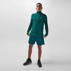 カリマー メンズ ボトムス ハーフパンツ・ショーツ ショートパンツ Karrimor 2 in 1 Running Shorts Mens TealBlack ブラックのサムネイル