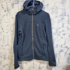 アディダス 起毛 フリース ジップアップ フーディー 100