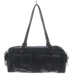 ヴィヴィアンタム VIVIENNE TAM トートバッグ ハンドバッグ ナイロン レザー ブラック /YO8のサムネイル