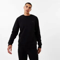 エバーラスト メンズ アウター パーカー・スウェット スウェット シャツ Everlast Premier Crew Sweatshirt Mens Black ブラックのサムネイル