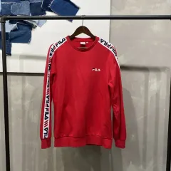 (105) FILA ストリート 刺繍 スウェット 長袖 Tシャツ