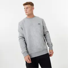 エバーラスト メンズ アウター パーカー・スウェット スウェット シャツ Everlast Premier Crew Sweatshirt Mens Grey Marl グレーのサムネイル