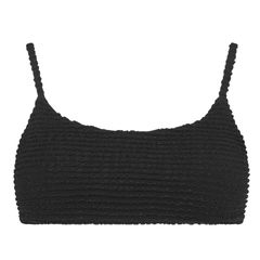 KORAL Women's Swimsuit Top Only KORAL Gal Monaco Reversible Bikini Bra Black