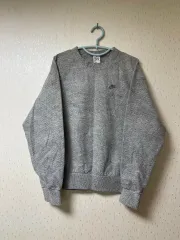 ナイキ テックパック フォワード クルーネック スウェット スモーク グレー ヘザー S