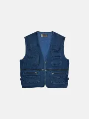 ポールニューマン ヴィンテージ デニム ベスト ジャケット デニムベスト