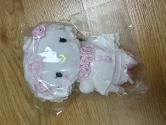 サンリオ 白 フリル ハローキティ マスコット