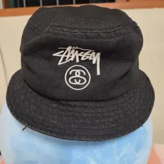 STUSSY ブラック バケットハット S/M サイズ