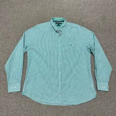 XL トミーヒルフィガー ストライプ リネン シャツ