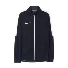 ナイキ ドライフィット ブラック ホワイト バイカラー ジャージ ジップアップ ウィンドブレーカー トラック ジャケット