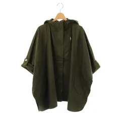 トラディショナルウェザーウェア Traditional Weatherwear ケープコート フード 薄手 34 カーキ /AT ■OS