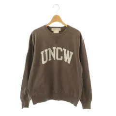 レミレリーフ REMI RELIEF 25AW UNCW SWEAT スウェット LAppartement別注 長袖 ロゴ M ブラウン ホワイト /DO ■OS ■SH