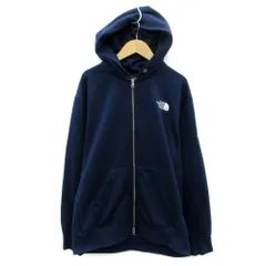 ザノースフェイス THE NORTH FACE ジャケット パーカー スウェット ミドル丈 ジップアップ ロゴ刺繡 L 紺 ネイビー NT12140 /SY2 ■GY61