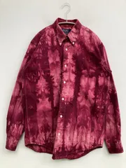 Polo by Ralph Lauren ポロバイラルフローレン シャツ/ブラウス S レッド ワンポイント その他総柄 ミドル丈 長袖 ボタンダウン