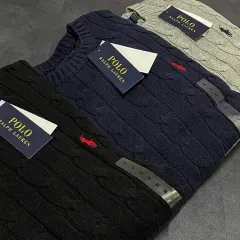 ポロ ケーブル編み ニット 正規品 未開封 新品 完全放出