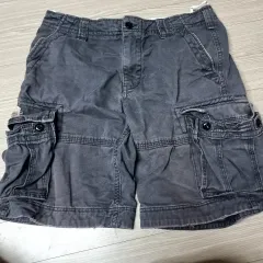 Polo Jeans(ポロジーンズ) チャコールグレー カーゴ ハーフパンツ デニム ショーツ ( 34 ）