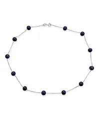 ブリング レディース アクセサリー ネックレス・チョーカー・ペンダントトップ レース Bling Jewelry Tin Cup Freshwater Cultured Pearl Natural Stonecklace Chain Station Yello