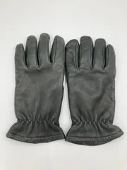 手袋 ブラック レザー・本革 5本指