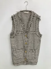 ベスト L ブラック フリンジ