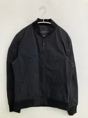 green label relaxing グリーンレーベルリラクシング ブルゾン S ブラック ナイロン 無地 ショート丈 フードなし ジップアップ