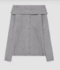 新品ワンオフショルダー グレー