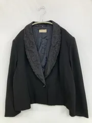 SANWA ERIGANCE ノーカラージャケット 17 ブラック