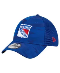 ニューエラ メンズ アクセサリー 帽子 New Era Mens Blue New York Rangers Active Subtle Camo 39THIRTY Flex Hat Blue ブルー