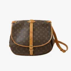 (正規品) ルイヴィトン M42254 ソミュール GM 双子バッグ モノグラム ショルダーバッグ