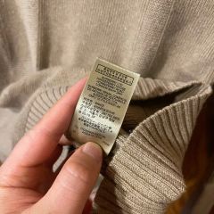 バーバリー カシミア ウール混 ニット 出品