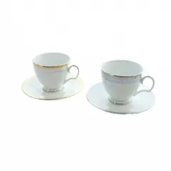 ノリタケ NORITAKE 食器 カップ ソーサー ２客 セット プレート 白 ホワイト ■GY11 /MQ