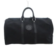 ハンティングワールド HUNTING WORLD Mercedes-Benz ルセデスベンツ SAFARI TODAY ボストンバッグ ナイロンキャンバス ブラック /UO ■G