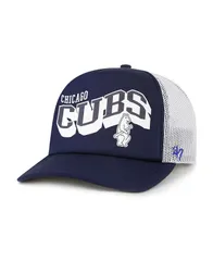 47 ブランド メンズ アクセサリー 帽子 47 Brand Mens Navy Chicago Cubs Meander Foam Trucker Snapback Hat Navy ネイビー